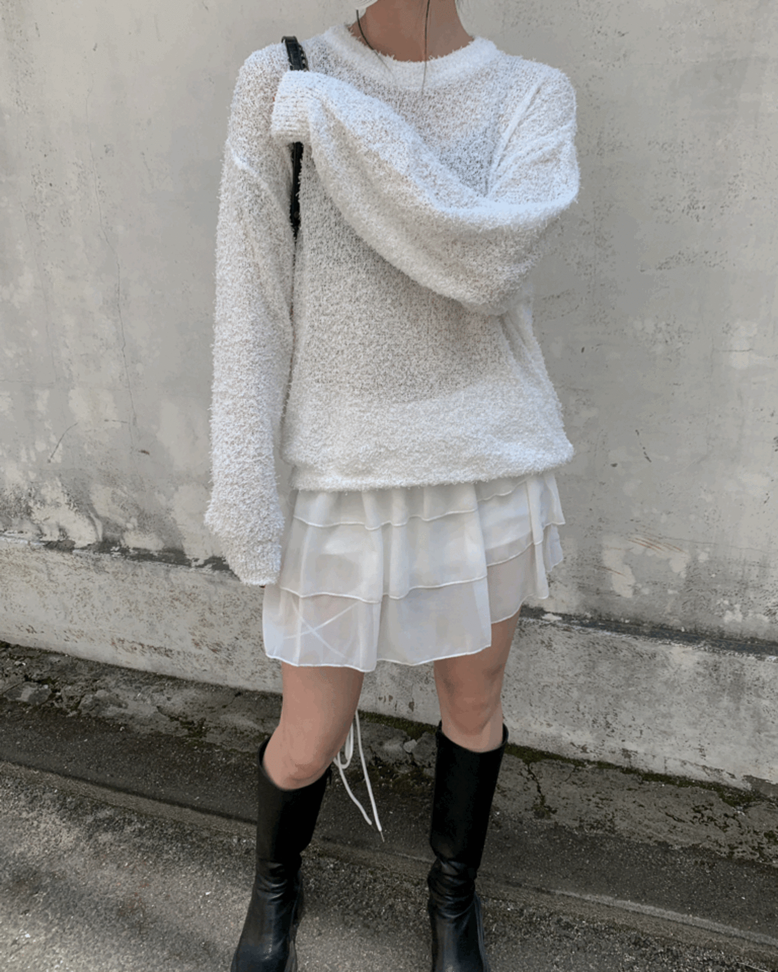 (Unisex) Bookle loose knit
