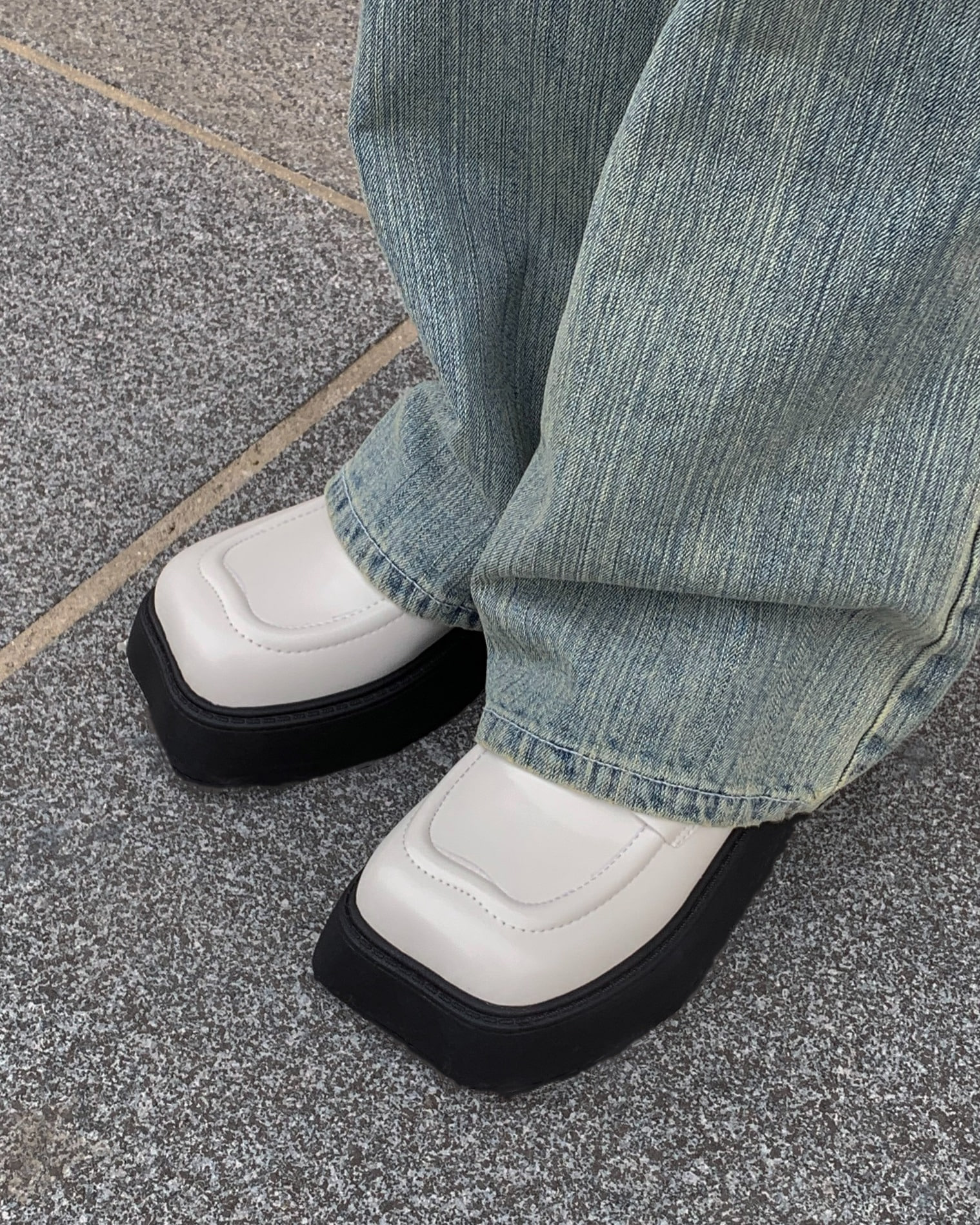 Square loafers